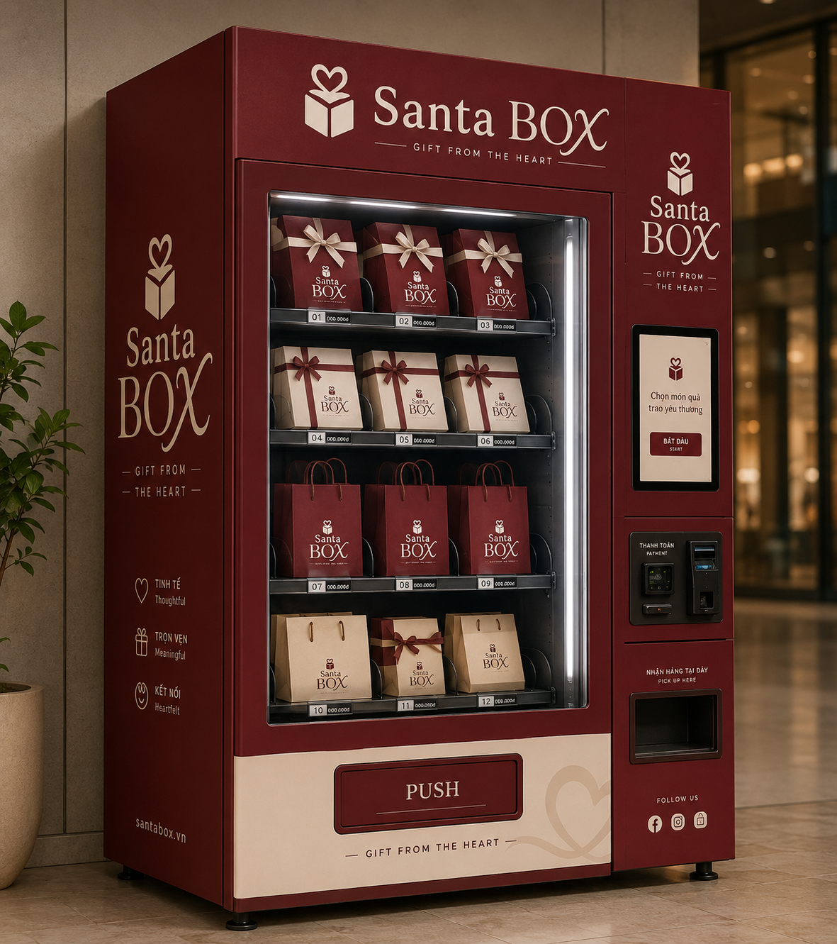 HỘP QUÀ SANTA BOX